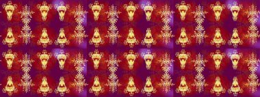 Düz kar karalama ikonları, yılbaşı afişi için kar taneleri silueti, kartlar. Yeni yıl kar tanesi. Güzel soyut kar tanesi raster tasarımı altın renkler üzerine.