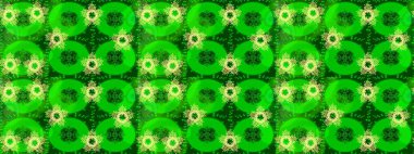 Yeşil, sarı ve nötr kar taneleri. Raster illüstrasyonu. Noel ve yeni yıl moda baskıları için tatil tasarımı. Renkler. Kar taneleri soyut arkaplan ile Noel sevimli arka plan.