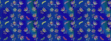 Mavi, yeşil ve mor renkli suluboya kar taneleri. Raster illüstrasyon kar taneleri. Kışın sembolü. Güzel dekorasyon.