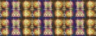 Grafiksel element dekorasyonu. Düz dizayn. Kar Tanesi Mozaik ikonu. Raster tasarımı. Silüet kar tanecikli tabela izole kahverengi, nötr ve bej renkler. Sembol kışı, donmuş, Noel, yeni yıl tatili.