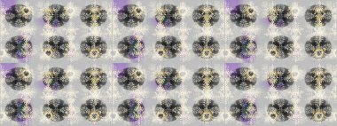 Güzel soyut kar taneleri renkler üzerine raster tasarımı. Düz kar karalama ikonları, yılbaşı afişi için kar taneleri silueti, kartlar. Yeni yıl kar tanesi.