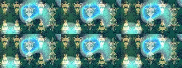 Raster Illustrasyon 'daki Çiçek Deseni' nin son moda çizimi. Güzel kumaş deseni. Renkli Yaz Temalı eskiz kalıbı. Düz Çiçek Elementleri Tasarımı.