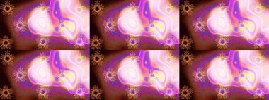 Sihirli, nötr, kahverengi ve pembe tatil soyut arka plan, yıldız ve düşen kar taneleri. Noel tarafsız, kahverengi ve pembe. Raster illüstrasyonu.