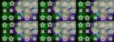 Noel Kar Taneleri Arkaplanı. Şirin desen. Kar taneleri deseni. Raster Noel soyut renkli arka plan ve tatlı kar tanesi. Raster illüstrasyonu.