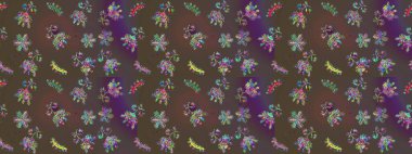 Organik motif arka planı. Kusursuz desen. Raster illüstrasyonu. Ultraviyole kumaş deseni.