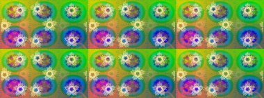 Kış arka plan. Noel kar taneleri ile arka plan. Raster Noel renkli arka plan ile sevimli kar tanesi. Raster illüstrasyon.