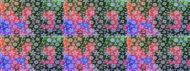 Sketch Colour Spring Theme eskiz kalıbı. Düz Çiçek Elementleri Tasarımı. Tarafsız renklerde çiçekler. Sevimli çiçek raster deseni.