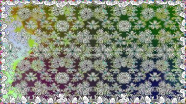 Parlak unsurları. Sorunsuz çiçek deseni kaydırma kağıt, davet, el ilanı, afiş veya Web sitesi Web sitesi arka plan duvar kağıdı için kullanılabilir. Elle çizilmiş Raster illüstrasyon.