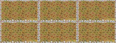 Sarı renkte bir resim. Soyut, pürüzsüz bir arkaplan. Raster. Kelebek deseni. Moda Kumaşı Tasarımı.