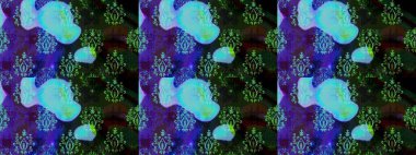 Robot resim. Küçük çiçekteki sevimli çiçek deseni. Raster illüstrasyonu.