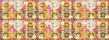 Raster illustration. Christmas festive background. Christmas snowflake of decoration on snow.