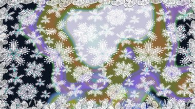 Raster stili kumaş deseni. Çiçekler suluboya desensiz.