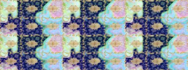 Raster illüstrasyonu. Soyut bir arkaplan çiz. Oriental raster klasik nötr ve altın desenli.