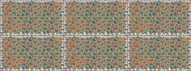 Kelebeklerle kusursuz desen. Elle çizilmiş illüstrasyon. Raster renkli sonsuz doku. Bahar ve yaz tasarımı için renkli arkaplan.