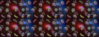 Kar Taneleri Raster illüstrasyonu. Raster Noel soyut renkli arka plan ve düşen kar tanesi. Dekorasyon kış kar simgeleri.