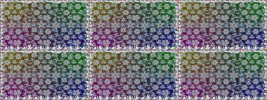 Yumuşak, yaz çiçekli arka plan. Çiçekli karalama şeklinde Raster çiçek deseni. Gri renkli çiçekler.