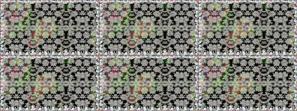 Karalama çiçekleri kusursuz desen. Gri el çizimi desen. Raster deseni. Sanat ilham kaynağı çiçekler ve arka plan bırakır.