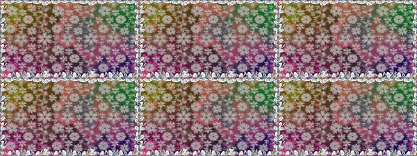 Küçük çiçekte güzel bir desen. Küçük renkli çiçekler. Çiçekli bahar çiçekleri. Moda baskıları için zarif bir şablon. Kusursuz. Motley illüstrasyonu.