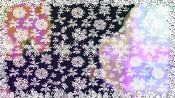 Çiçekli, kusursuz bir arkaplan. Düz Çiçek Elementleri Tasarımı. Çocuk stili. Renkli Bahar Teması Kusursuz Arkaplan.