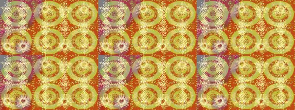 Çiçek ve yapraklı karalama şeklinde Raster çiçek deseni. Sarı, nötr ve turuncu renklerde bahar çiçekleri. Raster illüstrasyonu.