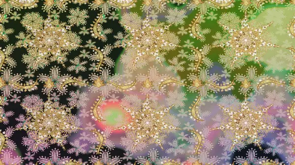 Tarafsız renklerde altın elementler. Duvar kâğıdı barok, İspanyol kumaşı. Kusursuz raster arka plan. Şık bir grafik desen. Çiçek deseni.