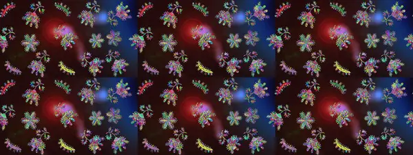 Kar Taneleri Raster illüstrasyonu. Raster Noel soyut renkli arka plan ve düşen kar tanesi. Dekorasyon kış kar simgeleri.