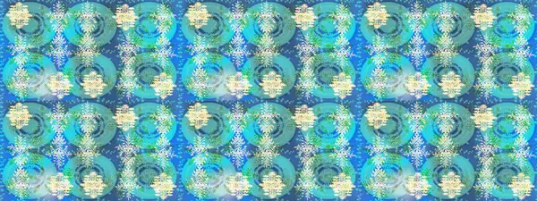 Mavi, nötr ve yeşil renklerde suluboya kar taneleri. Kışın sembolü. Güzel dekorasyon. İllüstrasyon kar tanesi.