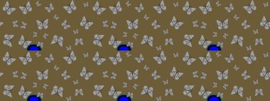 Kahverengi. Kumaş, kağıt, ambalaj kâğıdı ve duvar kağıdı tasarımı için hoş bir arka plan. Kelebeklerle çizim yapın.