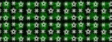 Barok tarzında altın çiçekli süs. Altın element mavi, siyah ve yeşil renklerde. Damask arkaplanı. Altın çiçekli çizim şekli.