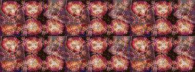 Kar tanesi rengarenk desen. Raster illüstrasyonu. Kar taneleri deseni. Raster kar taneleri arka planda. Soyut kar taneleri arkaplanda izole edilmiş düz tasarım.