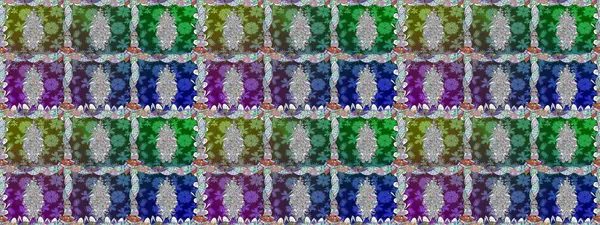 Güzel çiçek desenli küçük çiçek. Çiçekler, suluboya ile sorunsuz çiçek desenli. Raster desen.