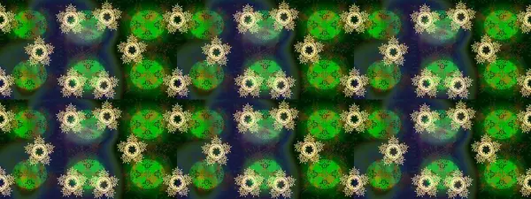 Sihirli yeşil, gri ve mavi tatil soyut arka plan yıldız ve düşen kar taneleri. Noel yeşili, gri ve mavi. Raster illüstrasyonu.