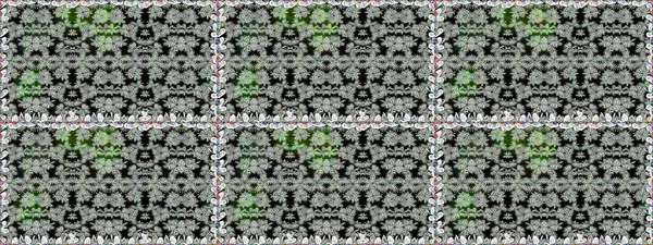 Raster illüstrasyonu. Klasik çiçek tasarımı elementleri. Gri kıvırcık çiçekler gri renkte şekillenir.