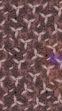 Raster illüstrasyonu. Küçük çaplı çiçeklerdeki basit şirin desenler. Tekstil veya kitap kapakları, imalat, duvar kağıtları, baskı, hediye paketi ve yapıştırma kitabı için çiçek eskiz geçmişi.