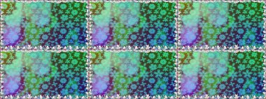 Güzel kumaş deseni. Doodle çiçekler ve dalları, otlar ve çiçekler. Raster Illustration. El çizilmiş.