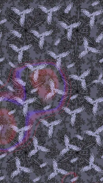 Tarafsız renklerde çiçekler. Küçük çiçekte sevimli çiçek deseni var..