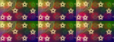 Kar tanesi ikonu, izole edilmiş. Renkli arka planda güzel kar taneleri. Düz dizayn. Raster illüstrasyonu.