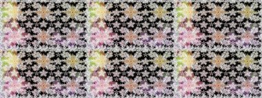 Tarafsız renklerde çiçekler. Çiçeklerle kusursuz desen. Suluboya çizimi. El çizimi.