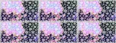 Tarafsız renklerde çiçekler. Raster düz çiçekleri pürüzsüz desen. Tasarım hediye paketi, tebrik kartları, posterler ve afiş tasarımı.