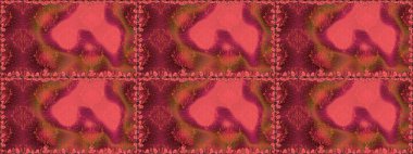 Raster illüstrasyonunda kusursuz çiçek deseni. Kırmızı renklerde. Güzel kumaş deseni. Raster illüstrasyonu.