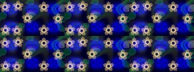 Raster. Colour Spring Theme seamless pattern Background. Flat Flower Elements Design.