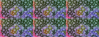 Raster Moda kumaş deseni. Çizgi çizimi kalıbı. Şirin çiçekler..