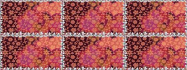 Şirin çiçekli, desenli, pembe renkli, renksiz bir desen. Elle çizilmiş çiçek deseni (fayans). Tekstil için suluboya desensiz.