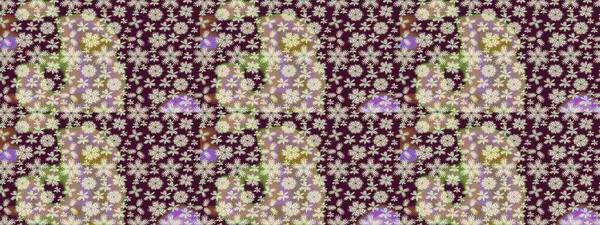 Raster deseni. Çiçekli çiçek deseni, suluboya. Küçük çiçekte güzel bir çiçek deseni..