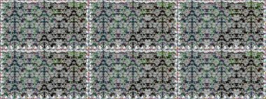 Çiçekli karalama şeklinde Raster çiçek deseni. Yumuşak, bahar çiçekli arka plan. Gri renkli çiçekler.