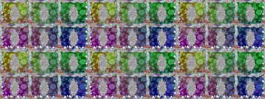 Raster deseni. Çiçekli, suluboya desenli kusursuz çiçek deseni. Süslü kumaş deseni.