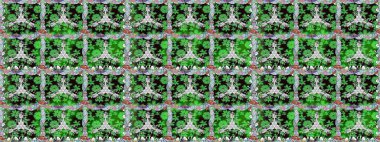 Şablon, pürüzsüz, çiçekli kenar. Kıvırcık, parlak örgü. Güzel, parlak, pürüzsüz kumaş, tuval. Çiçek çelengi. Raster illüstrasyonu. Klasik eski arkaplan.