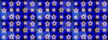 Yüzey, ambalaj kağıdı ve renkler için tekrarlanan doku. Raster illüstrasyonu. Renkli arka planda izole kar taneleri. Kış kar tanesi, raster arkaplan.