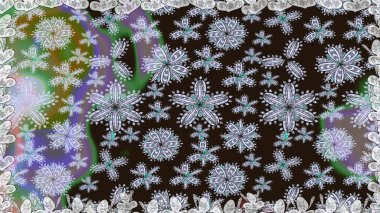 Düz Çiçek Elementleri Tasarımı. Kusursuz bir mahsul. Raster Şirin kumaş deseni. Renkli Bahar Teması Kusursuz Arkaplan.