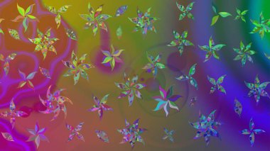 Vadinin çiçekleri kahverengi renklerde. Suluboya, elle çizilmiş. Raster - stok. Taslak arkaplan deseni.